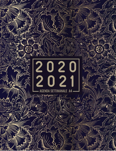 Libro: Agenda 2020 2021 Settimanale A4: Agenda A4 Diario Gio