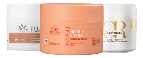 Kit De Cronograma Capilar Wella Home Care - 3 Produtos