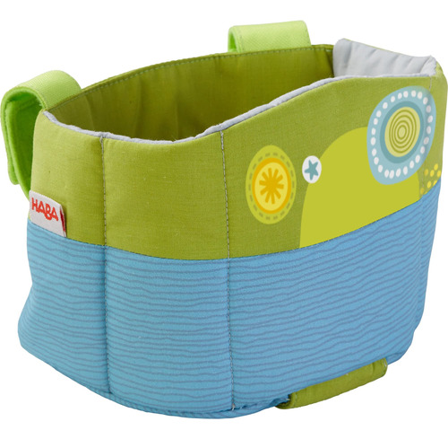 Haba Soft Doll's - Asiento De Bicicleta Azul Y Verde - Se F.