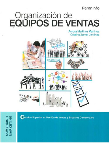 Libro Organización De Equipos De Ventas De Aurora Martínez M