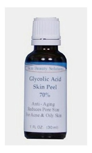 (1 Oz / 30 Ml) De Ácido Glicólico 70% De La Piel Exfoliación