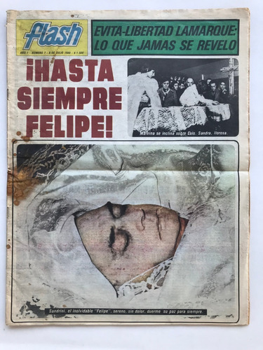 Revista Flash N° 7 Luis Sandrini 1980