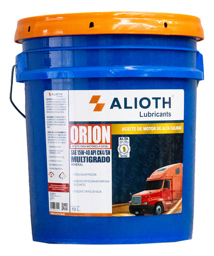Orion Multigrado Mineral Ck4 Aceite Para Motor Diesel Cubeta