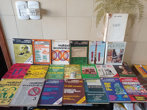 Revista Realidad Económica Y Libros 21 Total Lote (Usado)
