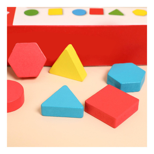 Juego De Mesa Con Forma Geométrica, Juguete Educativo Para
