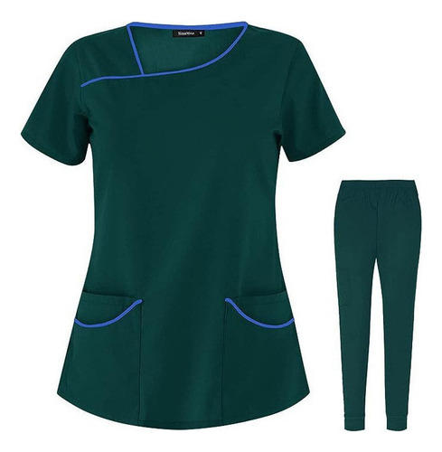 Uniformes De Enfermagem Para Mulheres, Decote Em V -h