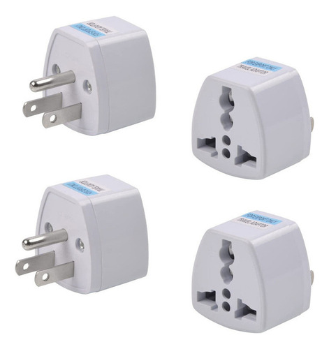 Adaptador De Enchufe Universal De 4 Piezas, De Europeo A Ame