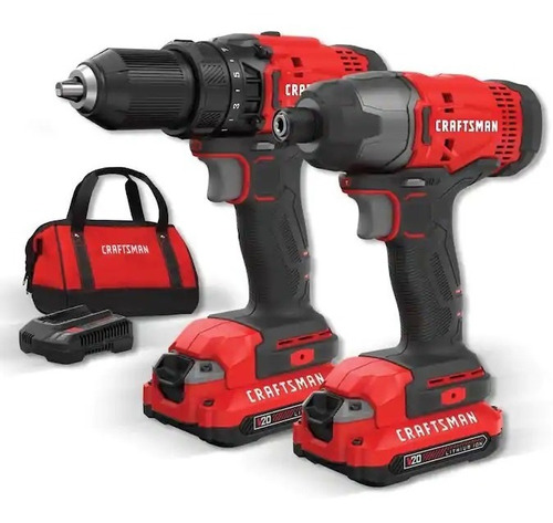 Craftsman Kit Destornillador Y Taladro 20v