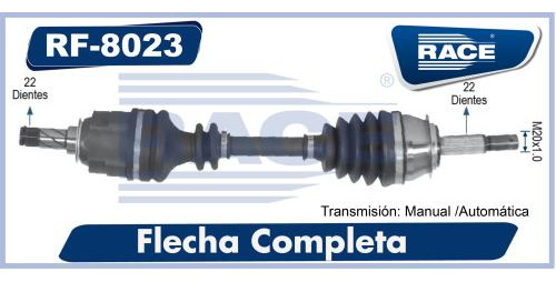 Flecha De Velocidad P/ Chevrolet Chevy 96/12 1.6l L4 Gasolin