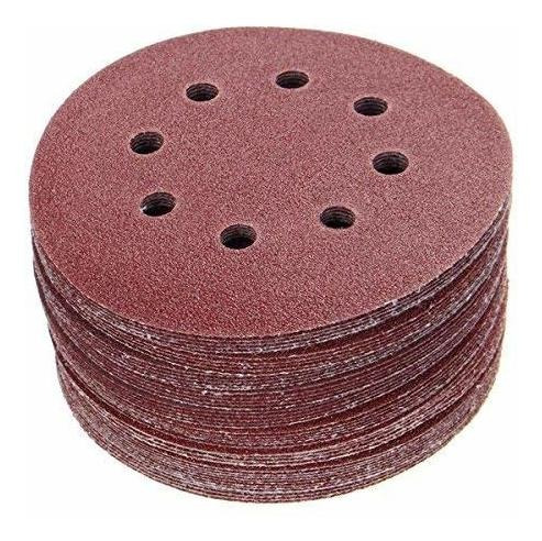 Pcs Mm Hole Hook Loop Sanding Discs Grit Sander Pad Set