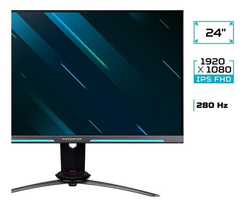Monitor Acer Gamer Predator 24.5' Ips 0.5ms G-sync Xb253q Gw