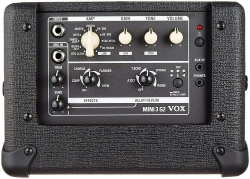 Vox Mini3-g2-cl Combo Mini Amplificador 3w Fx/amps Guitarra