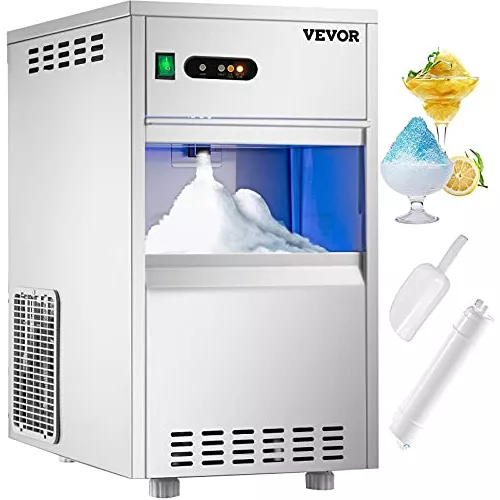 VEVOR Máquina para hacer hielo comercial de 110 V 90-100LBS/24H