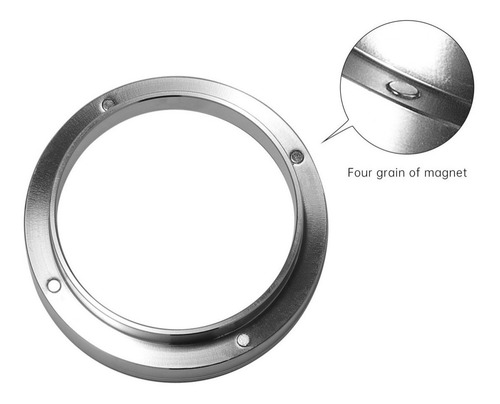 Imagen 2 de 6 de Anillo Dosificador Cafe Barista 51mm Con Iman Integrado