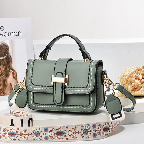 Bolsa De Moda Minimalista Cruzada De Asa Ancha Para Mujer