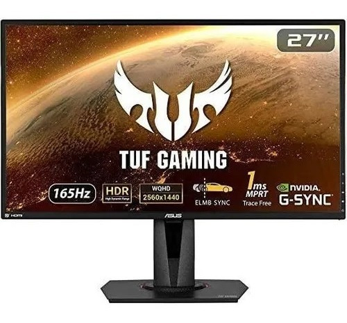 Asus Vg27aq 27 2k Gsync Ips 165hz 1ms Hdr10 350nit Parlantes