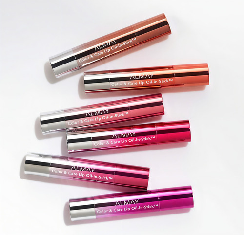 Almay Lapia Labial Hidratante Color & Care Lip Oil-in-stick Color Rosa Glaseado 120