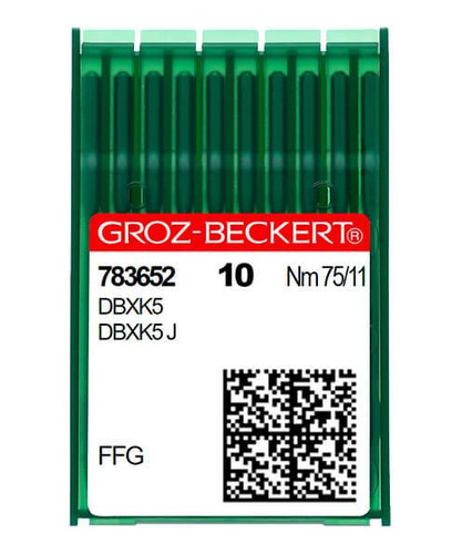 20 Agujas Groz-beckert® Dbxk5 (bordadoras) - 75/11, Ffg