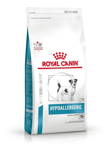 Imagen 1 de 3 de Alimento Royal Canin Veterinary Diet Canine Hypoallergenic para perro adulto de raza pequeña sabor mix en bolsa de 2 kg