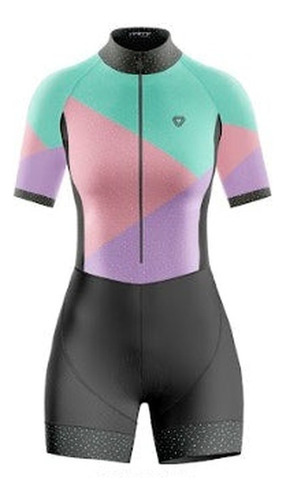 Enterizo De Ciclismo Mujer Gw Basic Multicolor