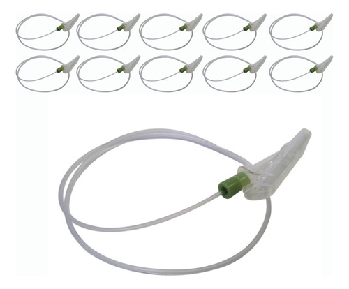 Sonda Aspiración C/control Succión Cranberry - Pack 10 Un