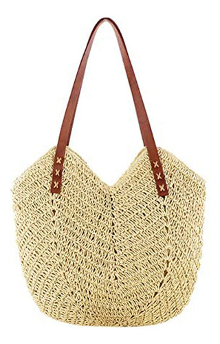 Bolso De Mano Bohemian Bag Con Asa De Paja Para Mujer