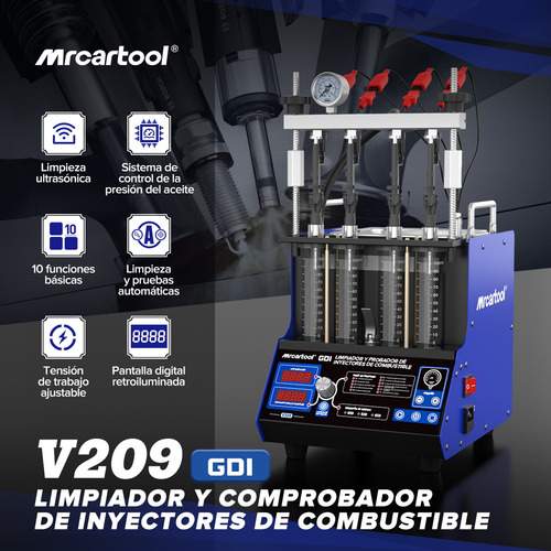 Laboratorio De Inyectores Gdi Y Tina Ultrasonido Mrcartool V209