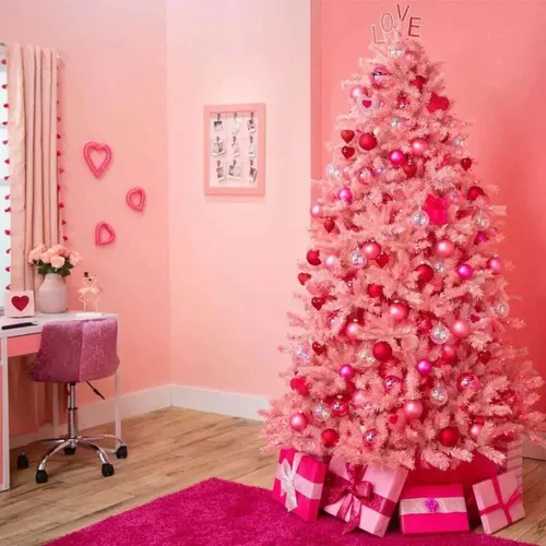 Árvore De Natal Rosa 150 Cm Pinheiro Canadense - CX150DF