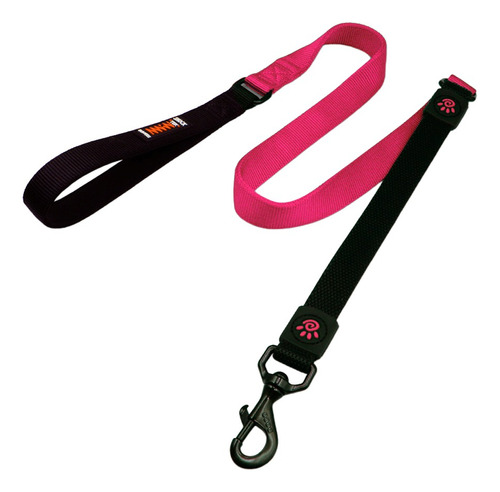 Correa De Perro Doco Bungee 1.21cm Talla L Rosado 2.5x120cm