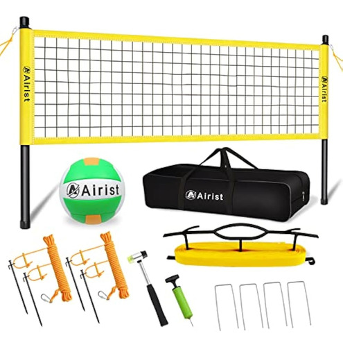 Airist Juego De Red De Voleibol Portátil, Red De