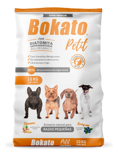 Alimento Bokato Petit Super Premium 10 Kgs.