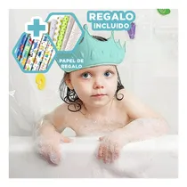 Comprar Pack12 Diadema Baño Bebes En Verde Agua Y+papel De Regalo