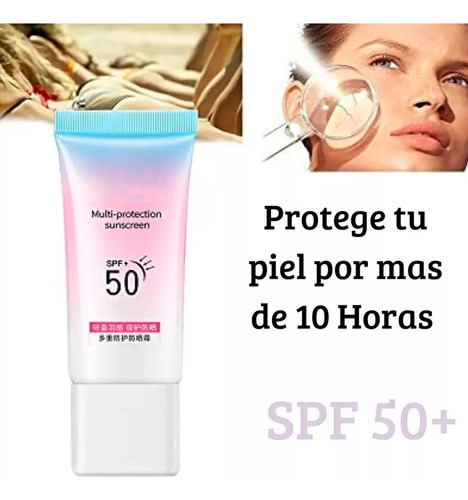 Protector Solar Cara Cuerpo Resistente Agua Bloqueador