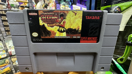 Samurai Showdown Snes Super Nintendo Original *play Again* (Usado)