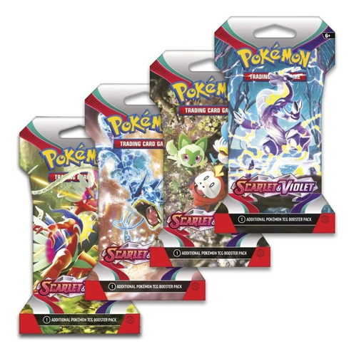 Pokemon Tcg Scarlet And Violet- Sleeved Booster