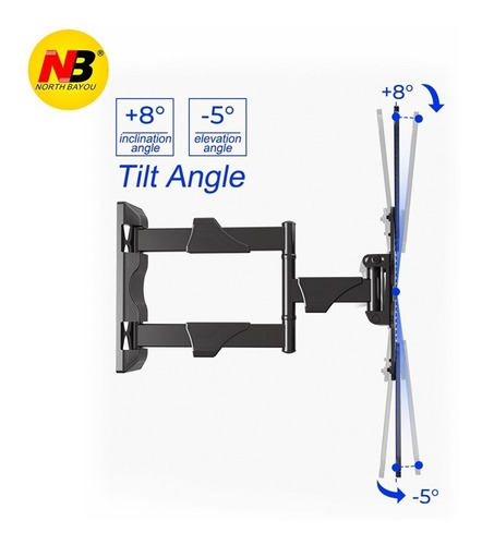 Imagen 5 de 7 de Soporte De Tv De Hasta 27.2kg (32 A 55) Nbp4 Calidad Premium