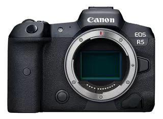 Canon EOS R R5 mirrorless cor preto