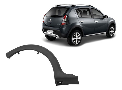 Moldura Guardabarro Trasero Renault Stepway 2014 Derecho