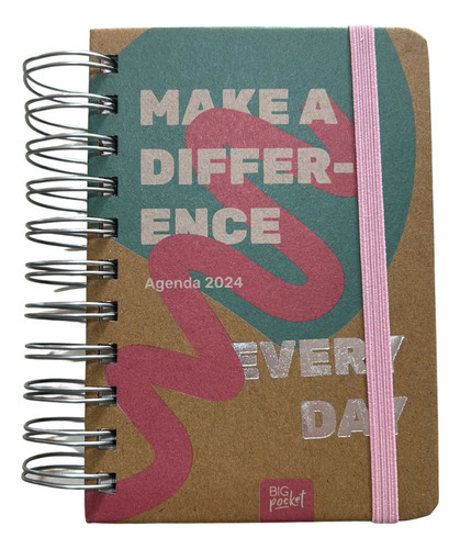 Agenda 2024 De Bolsillo Pastel 10x15cm - Big Pocket