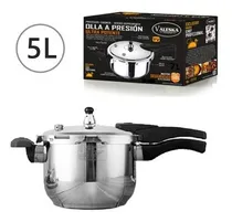 Comprar Olla A Presión Valeska De Acero Inoxidable 5 Litros Nuevo