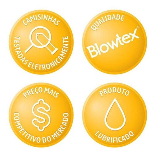 Kit 2 Pacotes Preservativo Blowtex Menta C/ 3 Unidades Cada