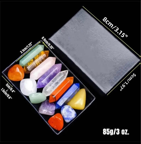 Siete Chakras Piedras Naturales Reiki - Espiritu Dharma