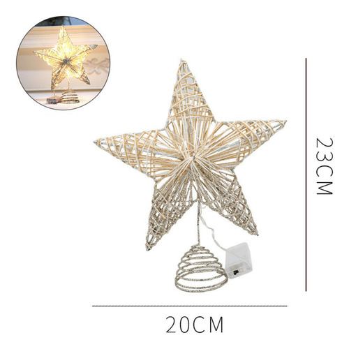 Mc Playera Navideña Estrella En Forma Árbol Color Degr