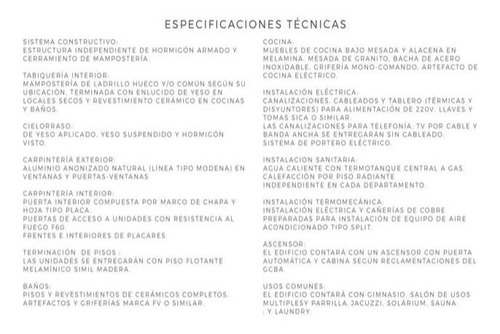 Venta Tres Ambientes Amenties Belgrano