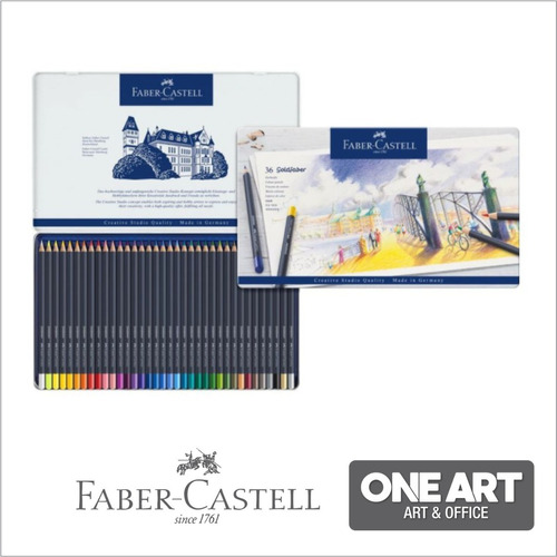 Lapices De Colores Faber Castell Goldfaber X 36 Lata!