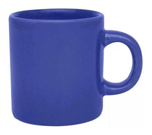 Tazas De Cerámica Biona Jarro Mug Apto Microondas 360cc X 6u Color Azul