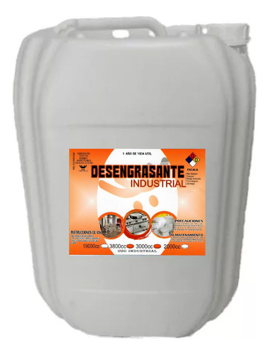 Desengrasante Industrial 20 Lt Garrafa