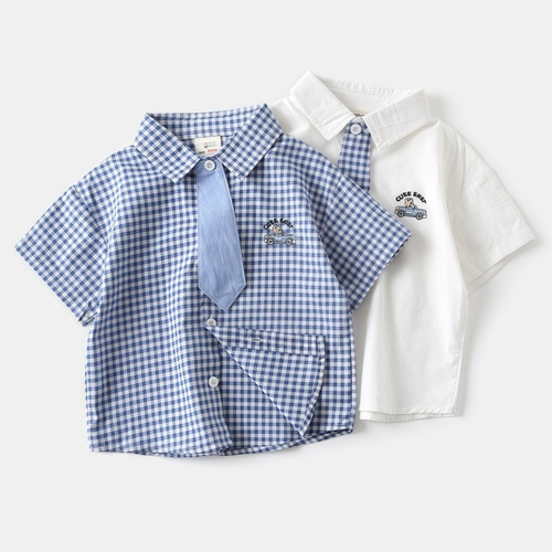 Camisas A Cuadros De Verano Para Niños