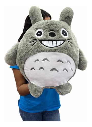 Totoro De Peluche Grande 40cm +moño De Regalo +3 Globos
