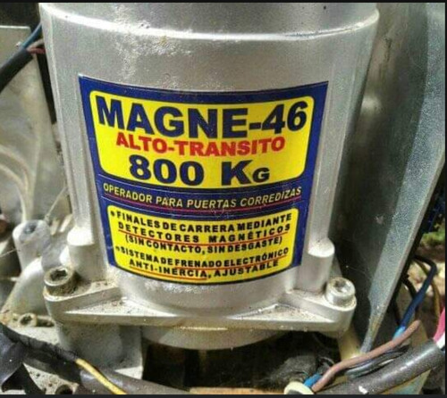 Motor Portón Eléctrico Magne-46 800 Kg Usado Excelente Cond.